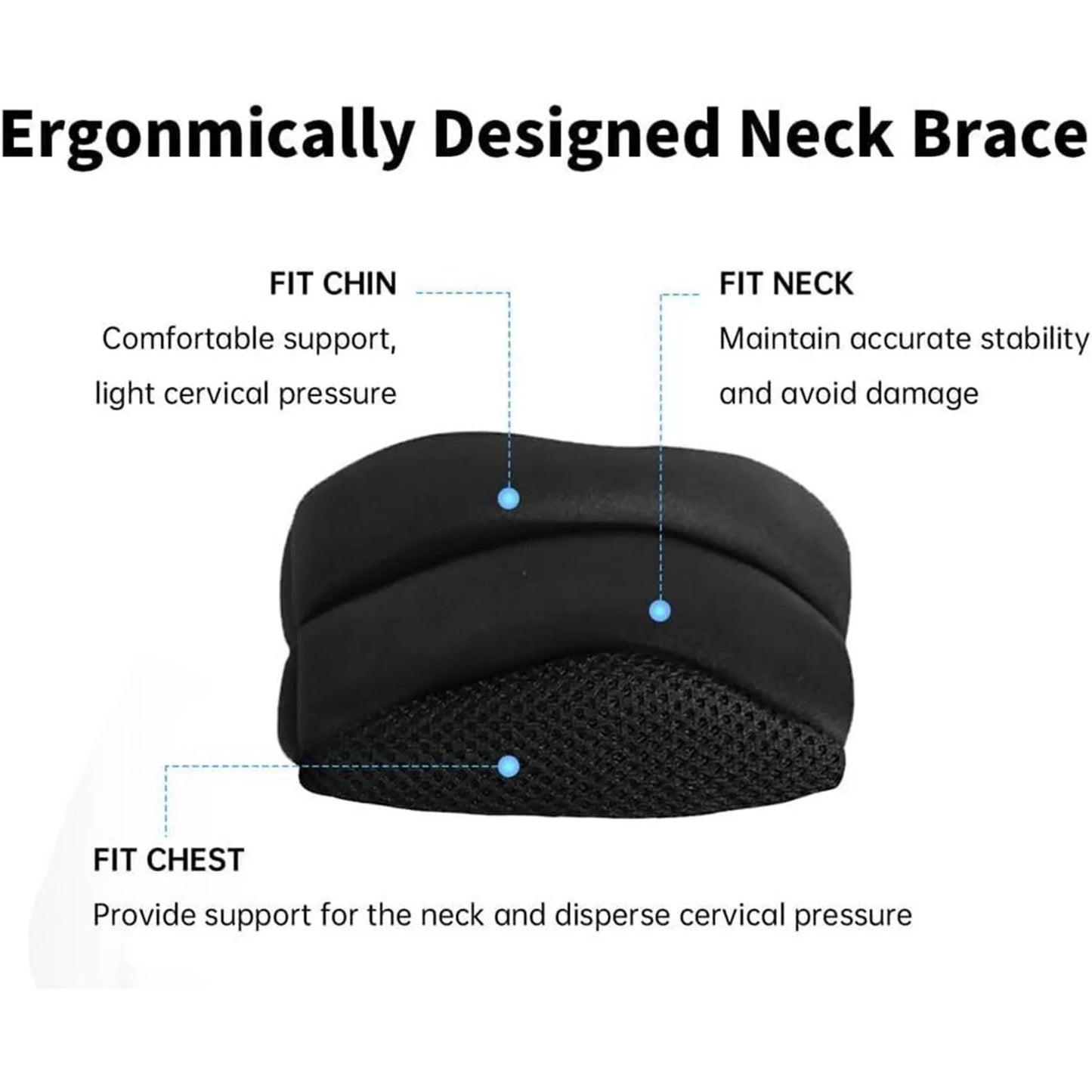 Sanfte Halsstütze für erholsamen Schmerzlinderung im Büro