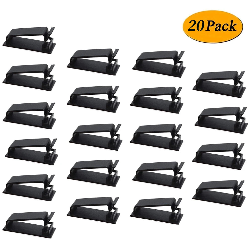 Selbstklebende Kabelclips – Die perfekte Ordnungslösung für Ihre Kabel!