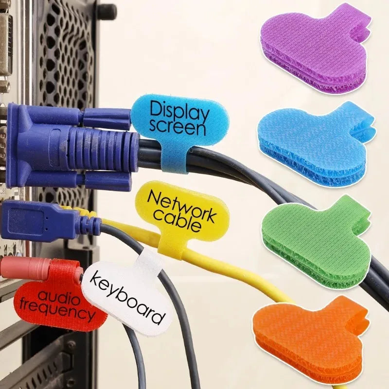 Selbstklebende Kabel-Etiketten – praktisch & wiederverwendbar