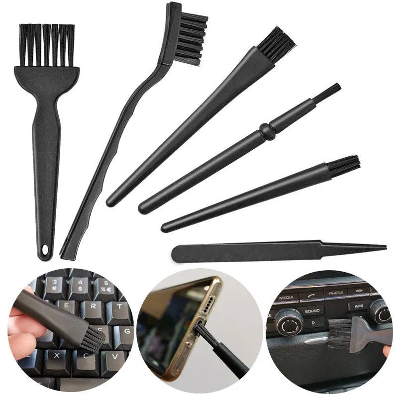 6-in-1 Tastatur- und Geräte-Reinigungsbürsten