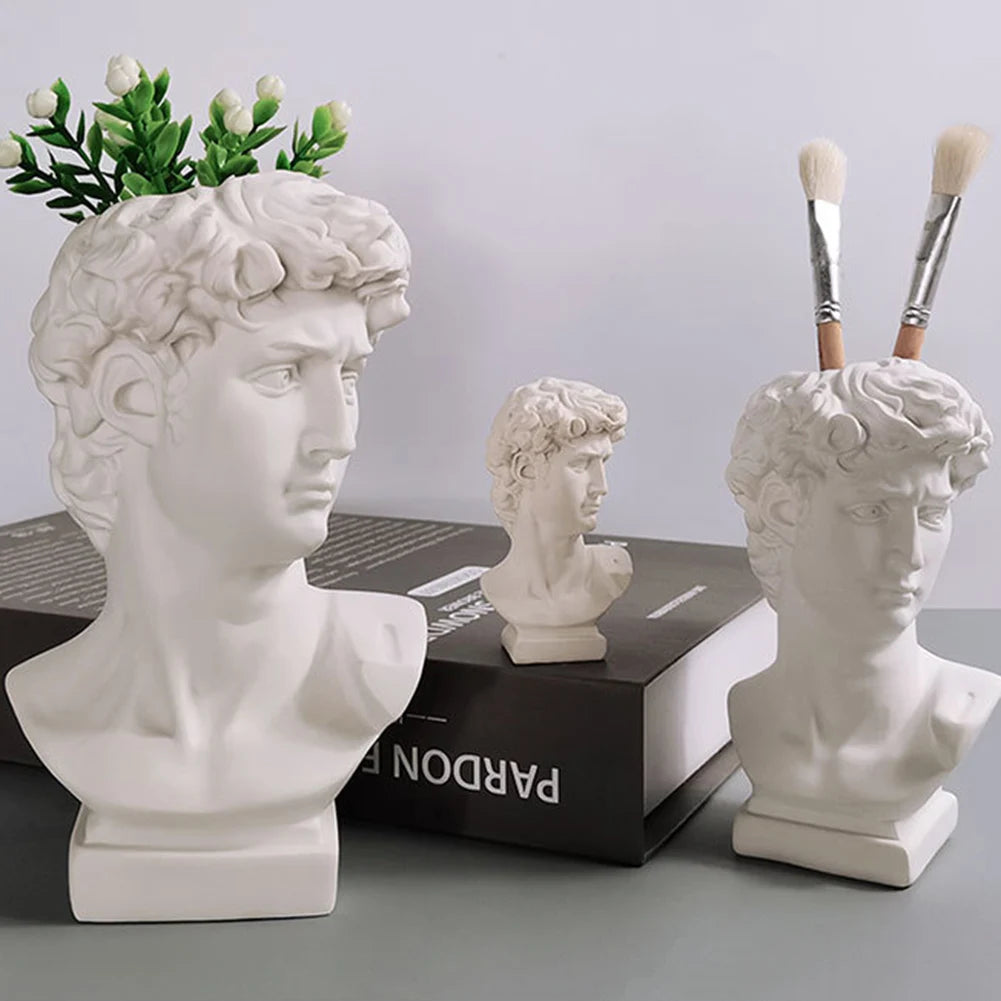 David-Statue Stifthalter – Kunst & Funktion für Ihren Schreibtisch!