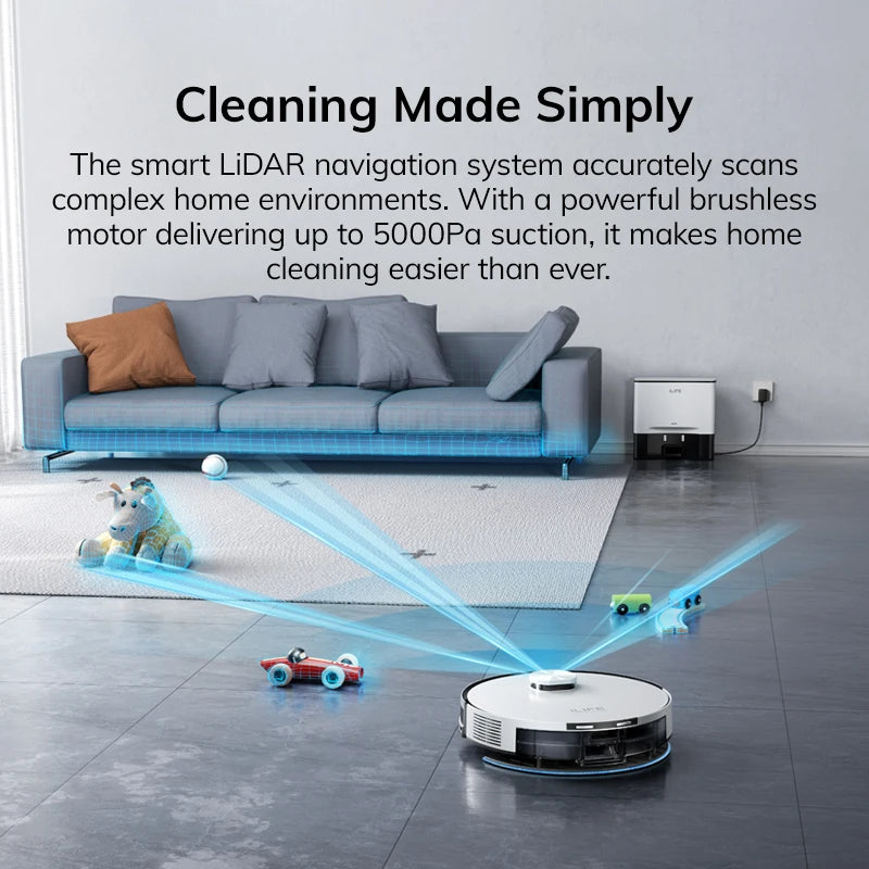 ILIFE A30 PRO 5000Pa SmartClean – Intelligenter Saug- & Wischroboter mit App-Steuerung