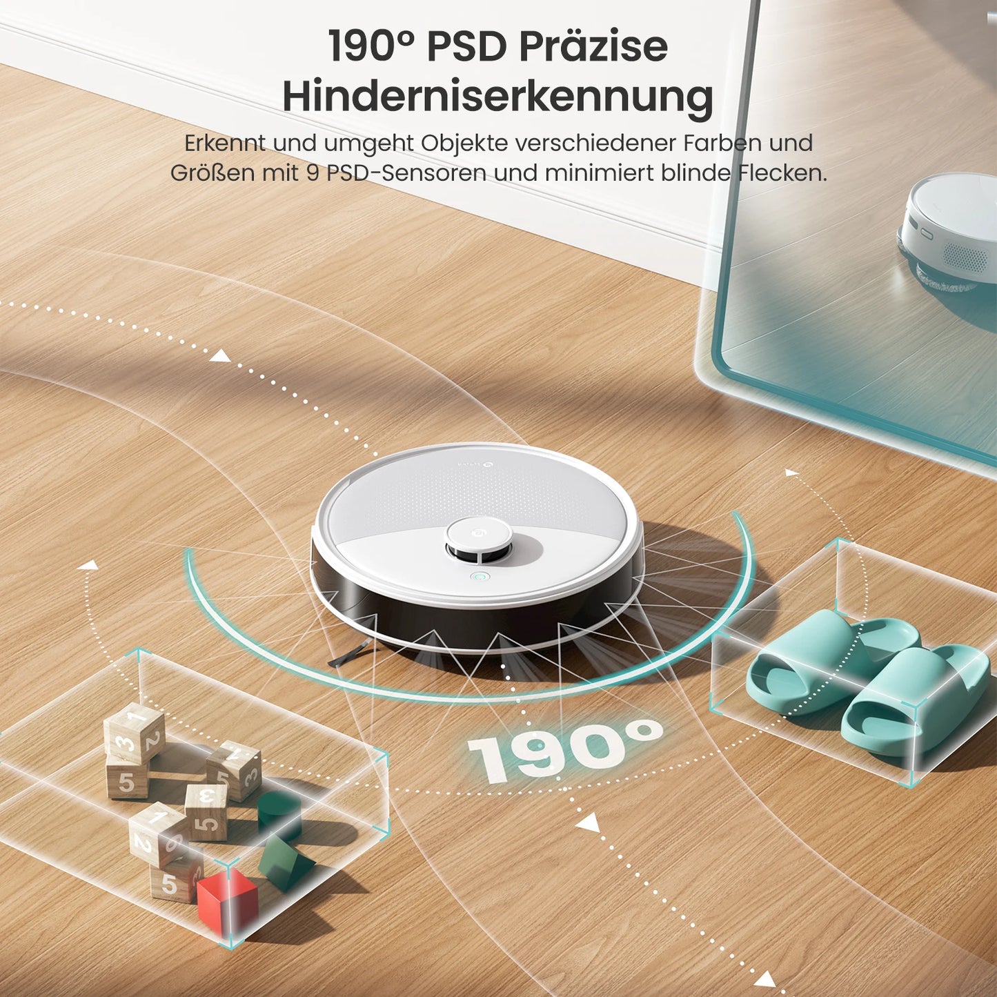 Lefant M3L – Der leistungsstarke Saug- & Wischroboter mit intelligenter Laser-Navigation