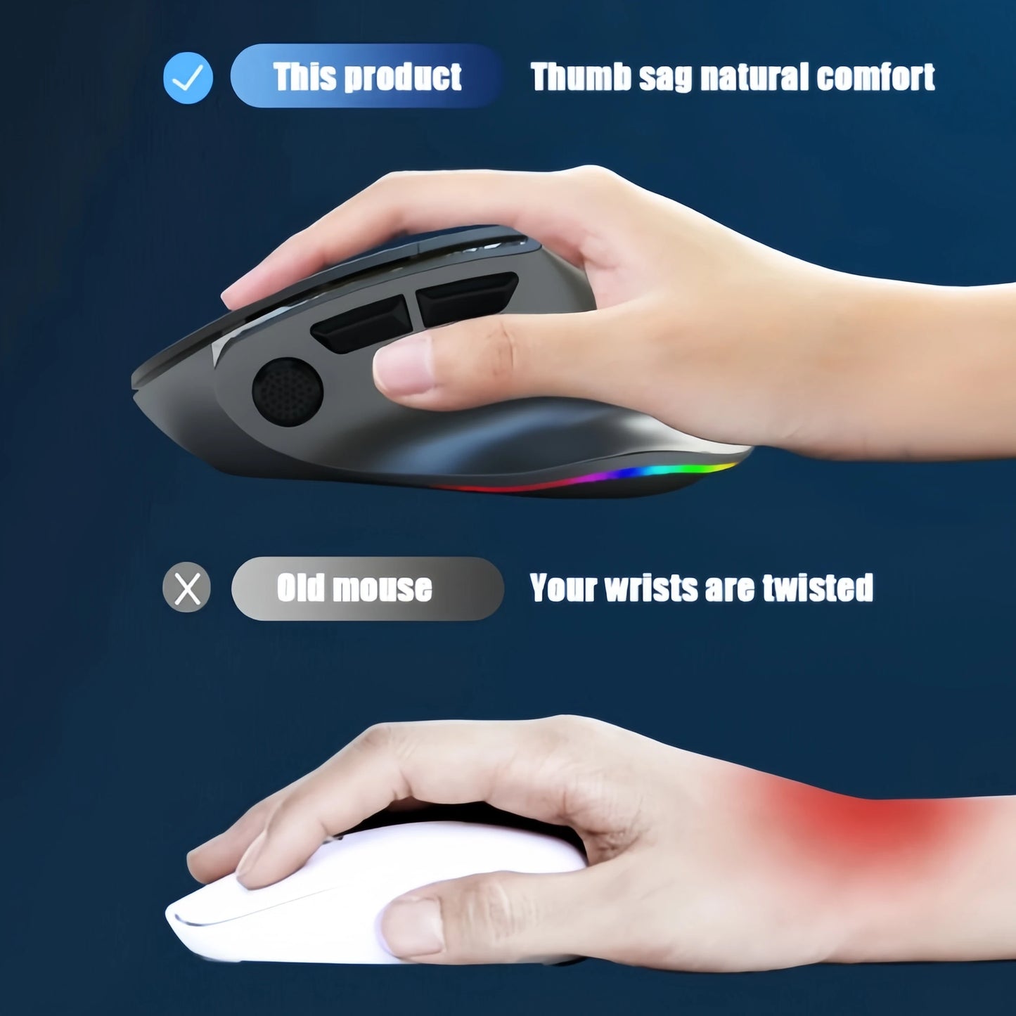 Wireless Maus – Ergonomisch, Präzise & Vielseitig für Büro und Home Office