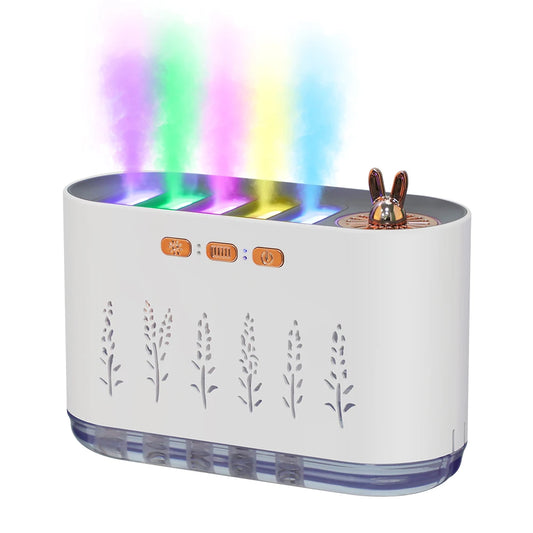 Multifunktionaler USB-Luftbefeuchter mit Aromatherapie und LED-Licht