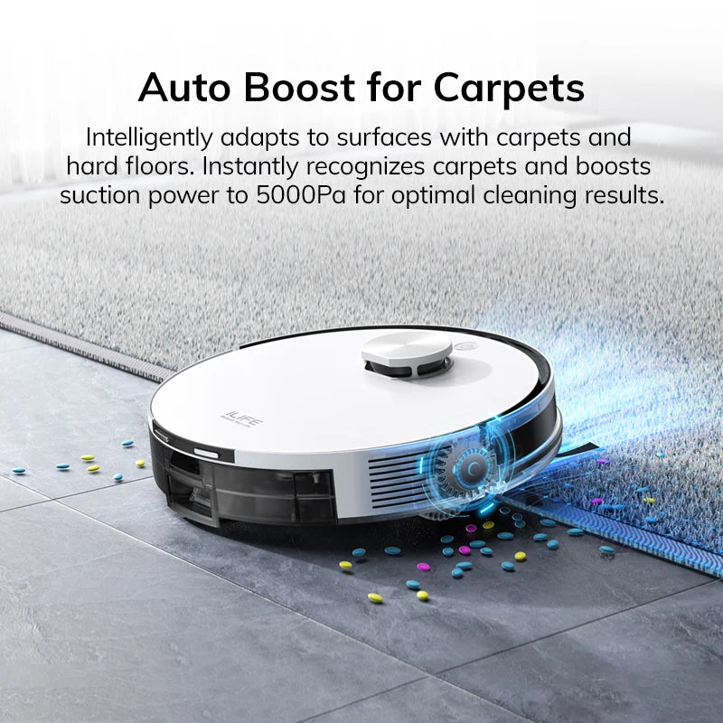 ILIFE A30 PRO 5000Pa SmartClean – Intelligenter Saug- & Wischroboter mit App-Steuerung