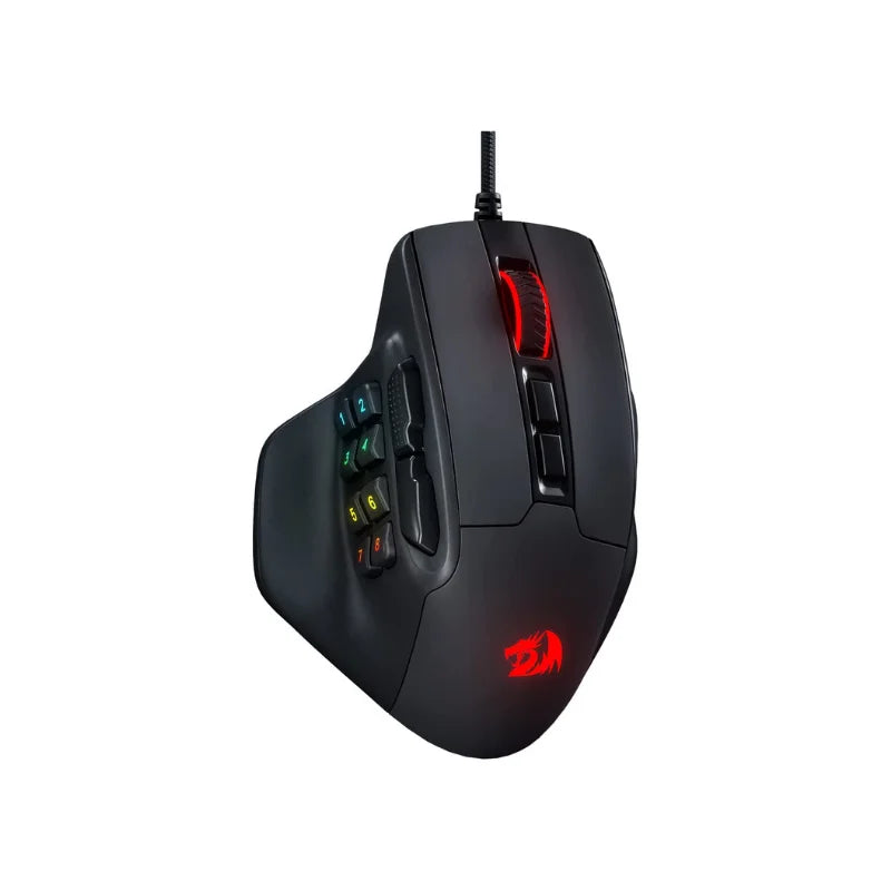 Maus – 15 Tasten, Ergonomisches Design & RGB-Beleuchtung