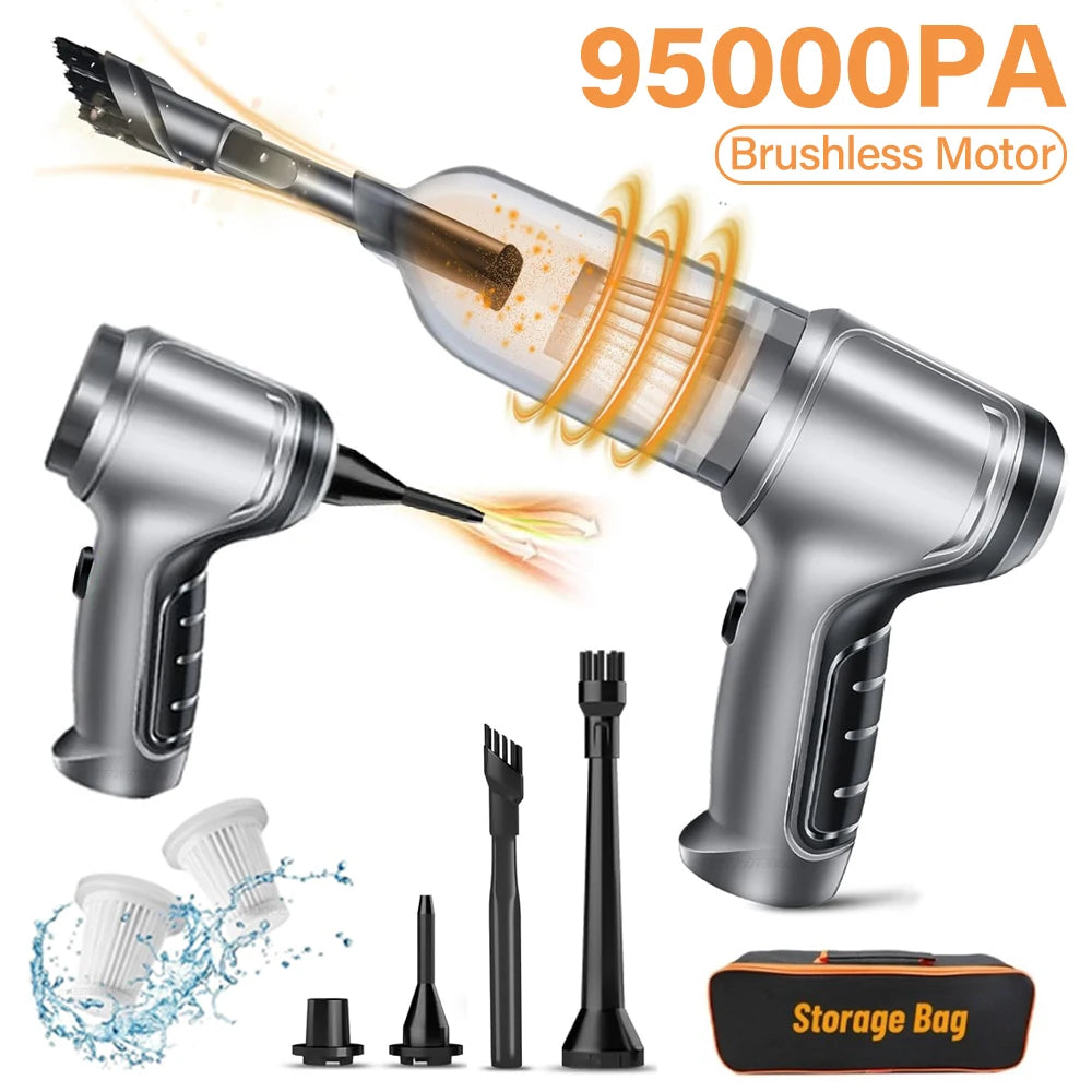 Kabellose Handstaubsauger - 2-in-1 Reiniger für Büro Auto und Zuhause