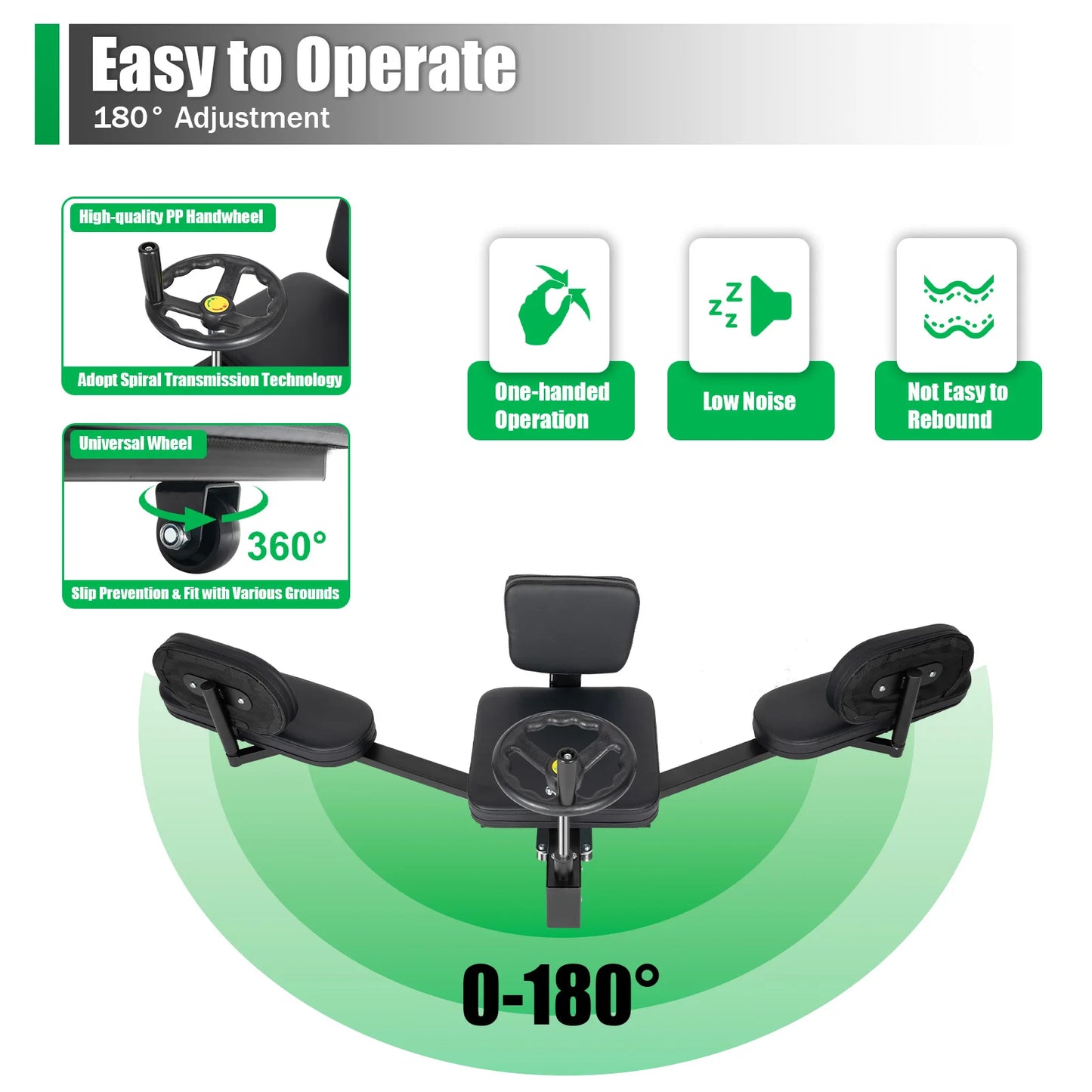 Black Leg Stretching Trainer – Faltbare Splits-Maschine für Tanz, Karate und Fitness