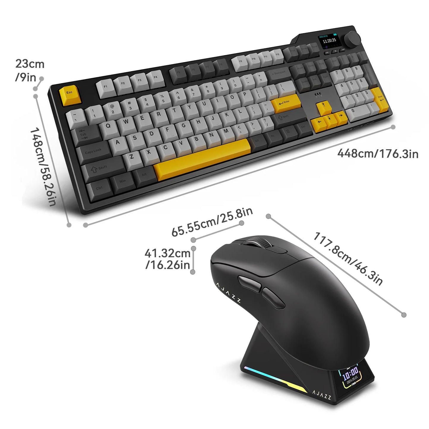 Office Keyboard + Office  Mouse – Kabellos, Ergonomisch & Vielseitig