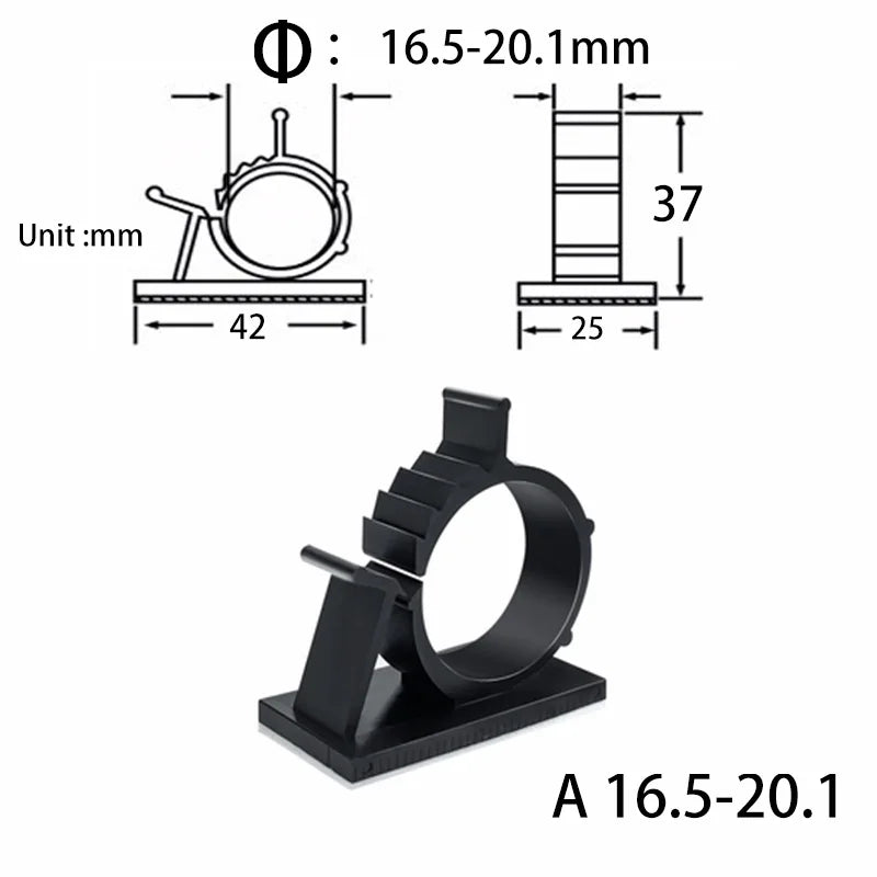 10-teiliges Kabelorganizer-Set – Praktisch & platzsparend