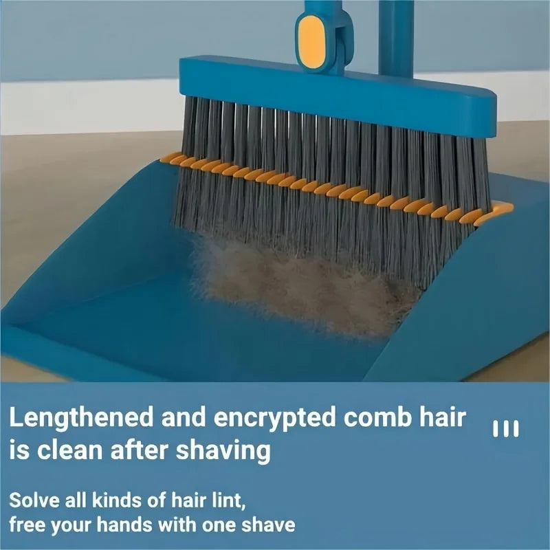 Zusammenklappbares Besen- & Kehrschaufel-Set für Büro, Homeoffice & Arbeitsumgebungen