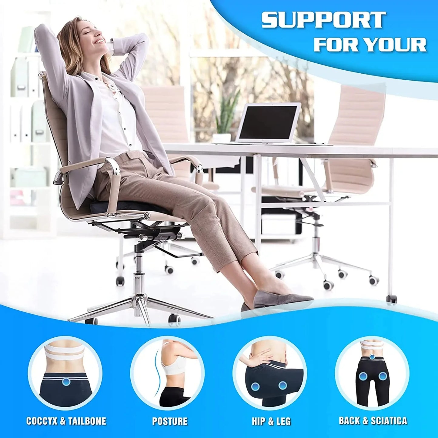 Sitzkissen – Ergonomische Unterstützung für Büro und Home-Office