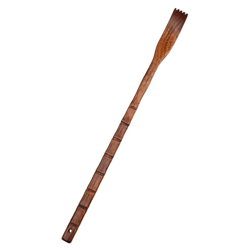 Langer Holz-Rückenkratzer & Massagegerät – Entspannung für Rücken, Schultern & Beine