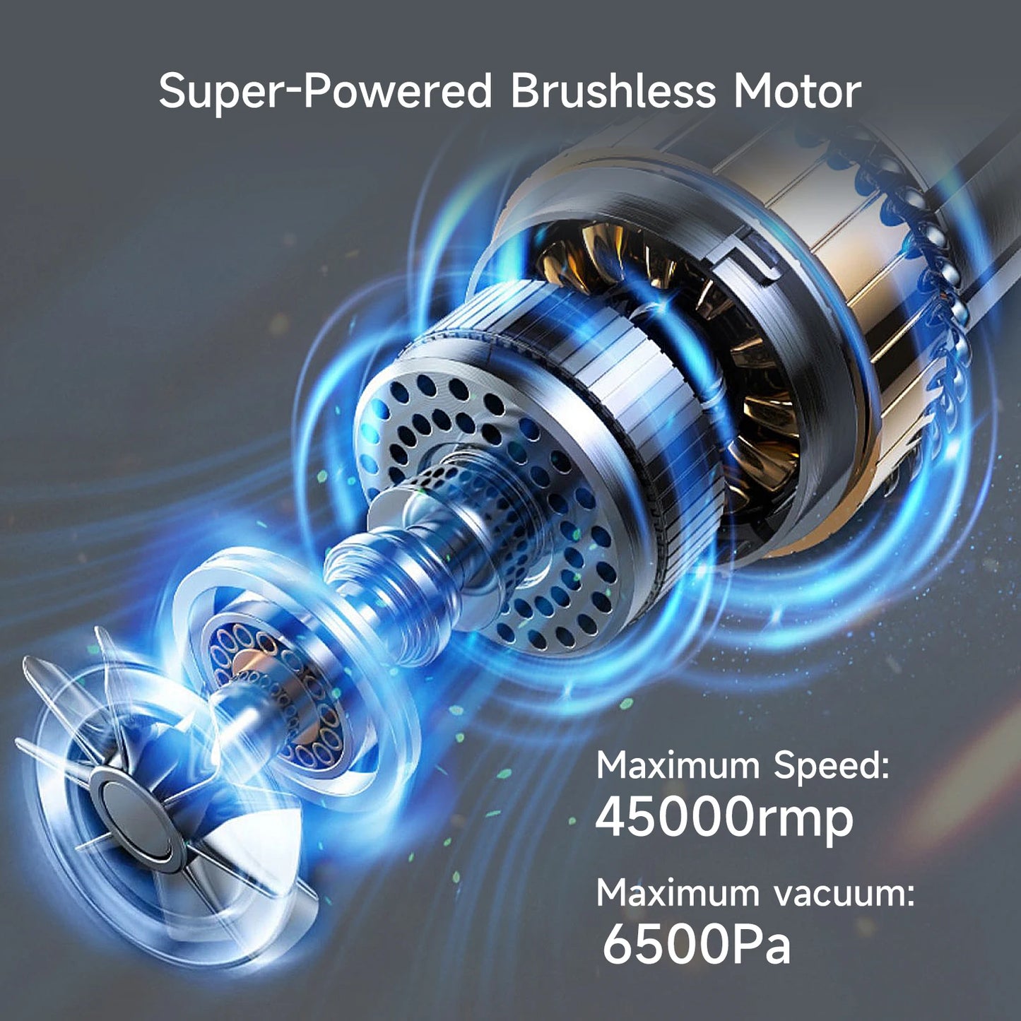 Mini-Handstaubsauger mit 7500Pa Saugkraft und HEPA-Filter – ideal für Büro, Auto und Zuhause