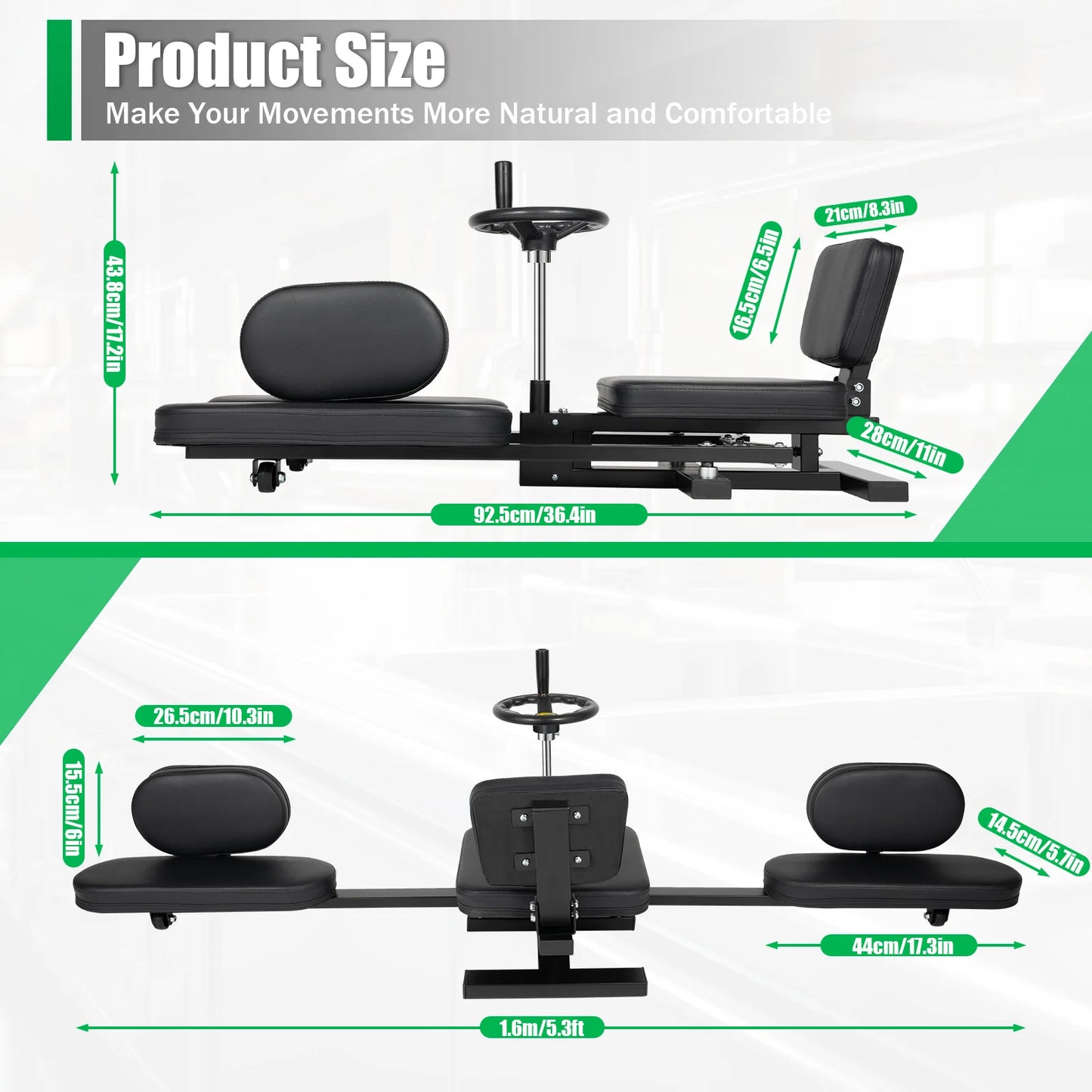 Black Leg Stretching Trainer – Faltbare Splits-Maschine für Tanz, Karate und Fitness