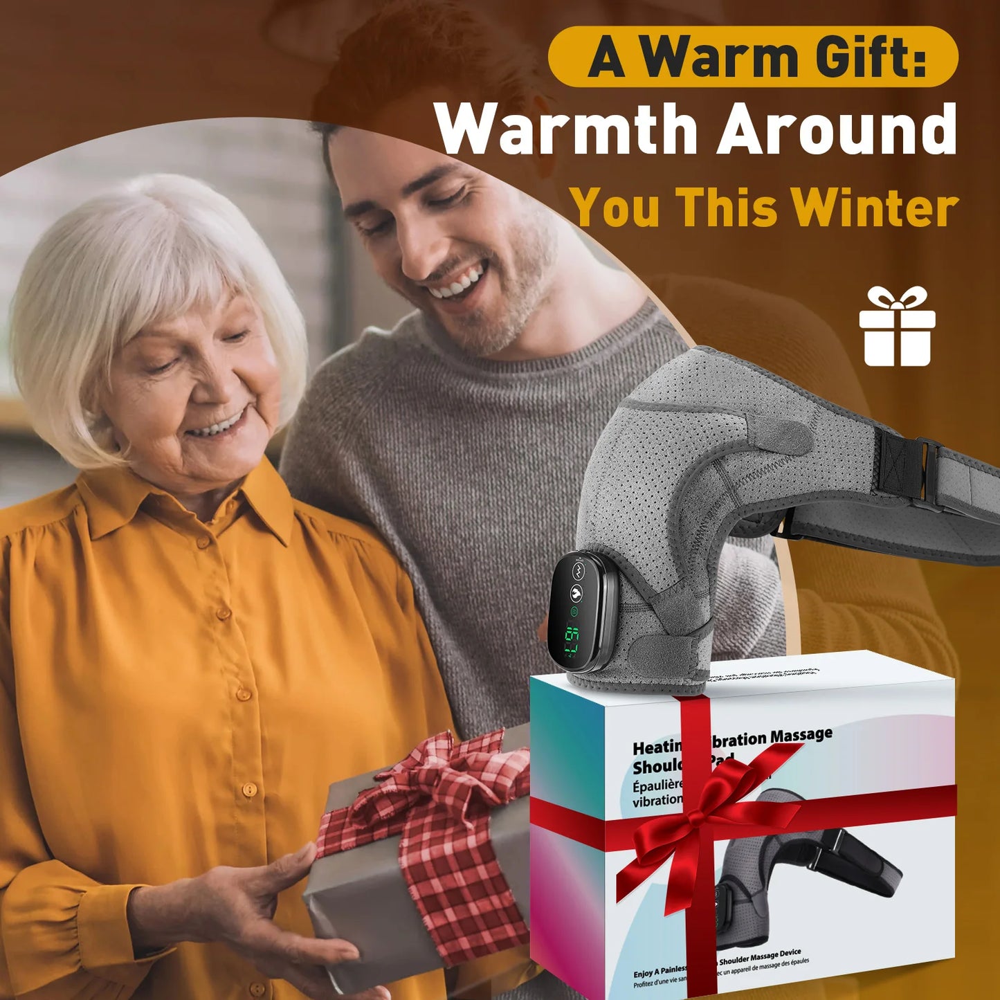 Elektrische Wärme- & Vibrations-Auflage fürs Büro