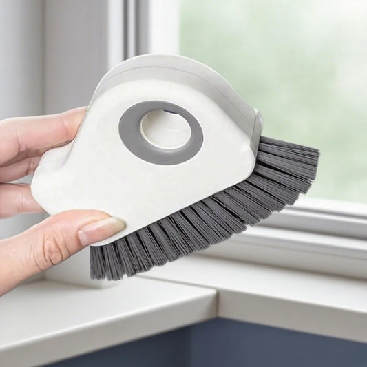 2-in-1 Fenster- & Türschienen-Reinigungsbürste für Büro & Arbeitsplatz