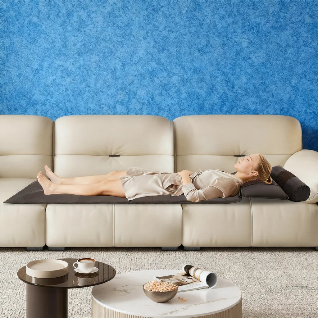 Elektrisches Massagekissen mit Vibration & Infrarotwärme – Ganzkörper-Entspannung für Büro & Zuhause