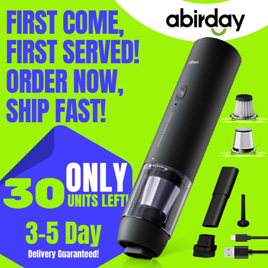 ABIRDAY Kabelloser Handstaubsauger