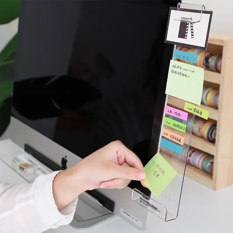 Kreatives Acryl-Monitor-Nachrichten-Memoboard