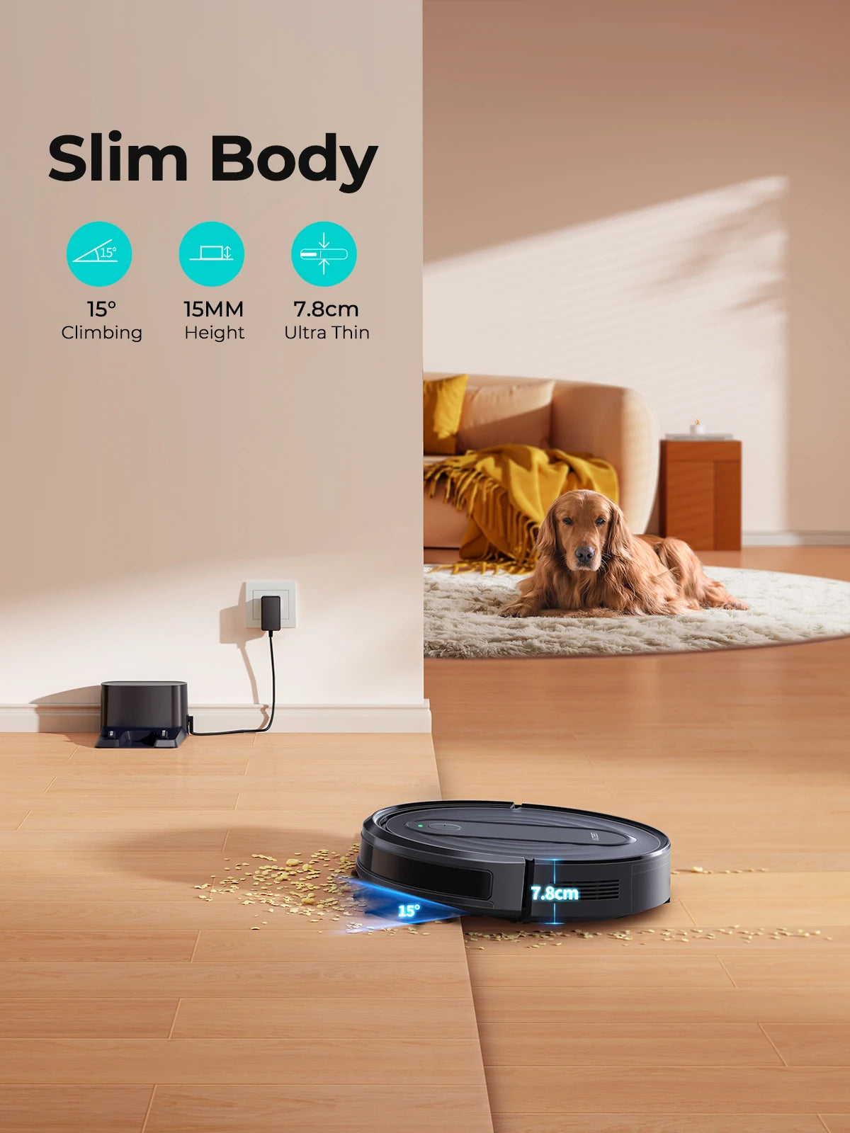 Airzeen R7 Robot Vacuum Mop – Smarte 3-in-1 Büroreinigung mit 3000Pa Power