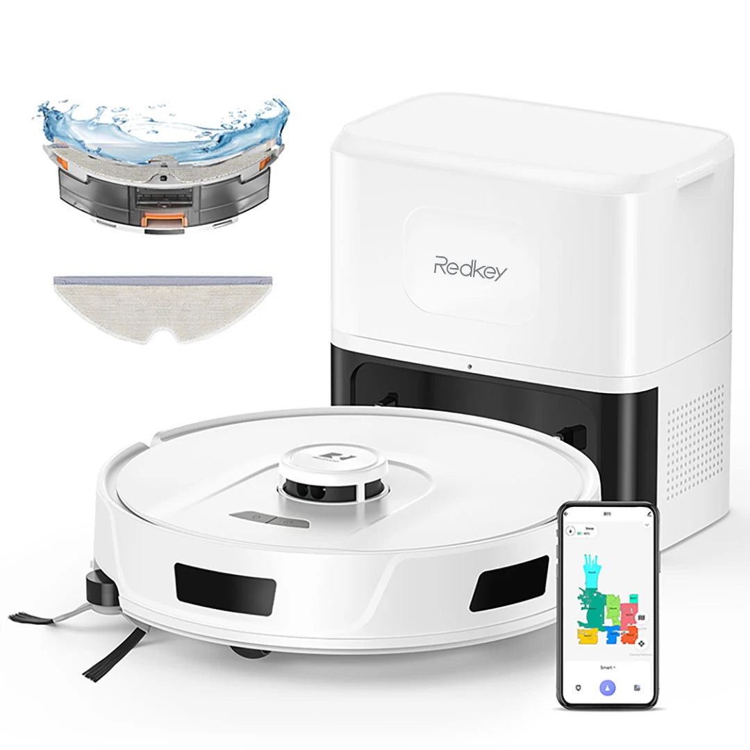 Redkey R11 – 3-in-1 Saug- & Wischroboter mit LiDAR-Navigation und 10.000 Pa Power