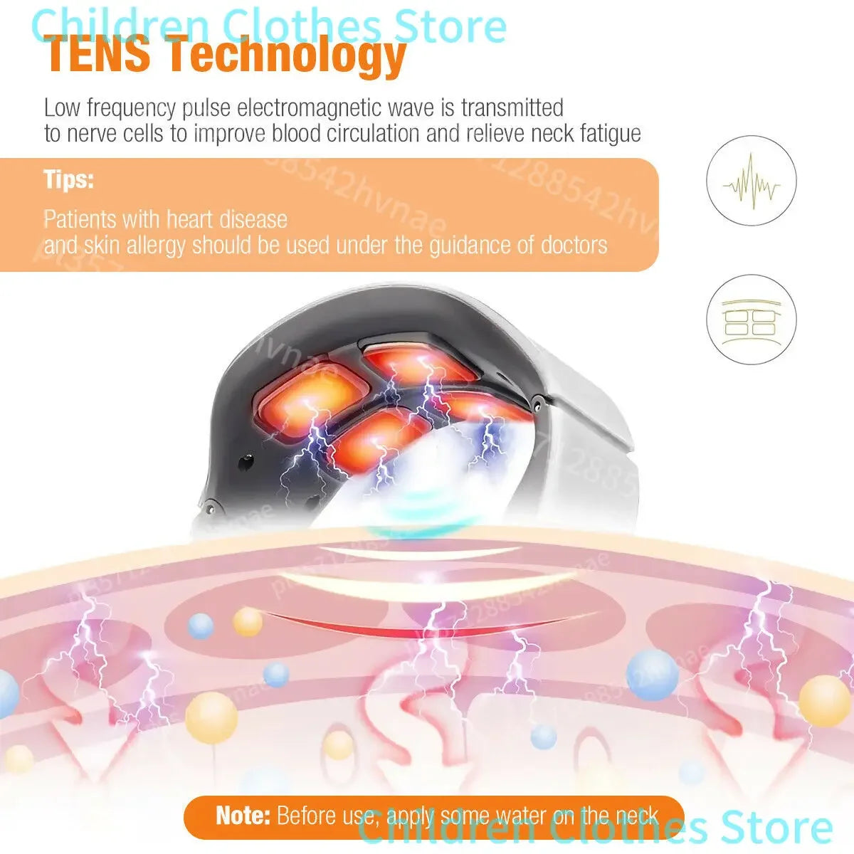 Elektrischer Nacken-Schulter-Massager – 4-Kopf-Pulstechnologie