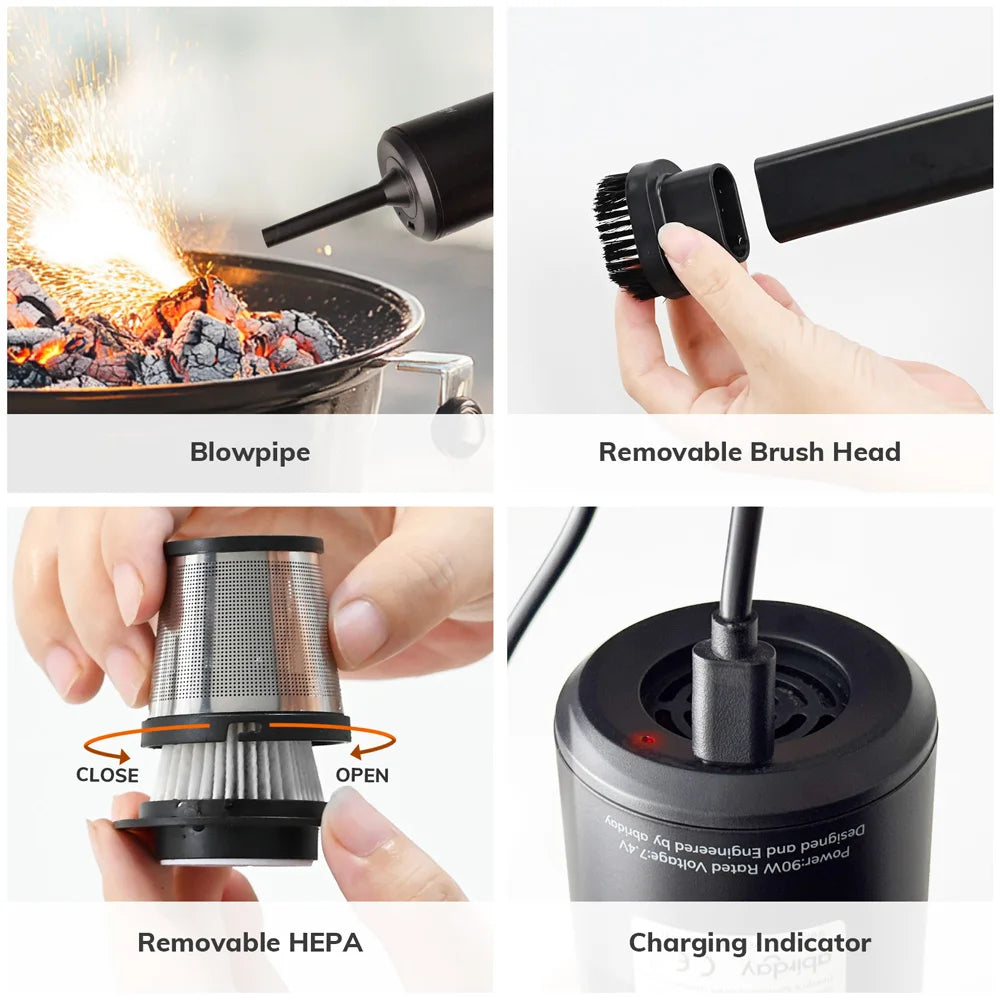 ABIRDAY Kabelloser Handstaubsauger