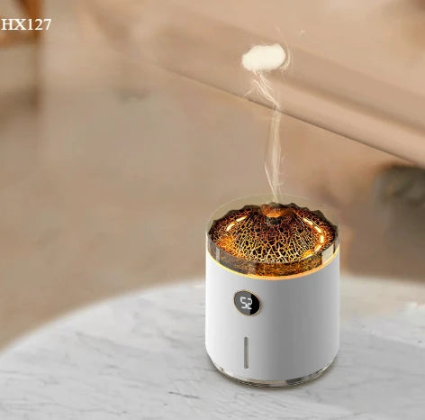 USB-Aromatherapie-Luftbefeuchter mit LED-Lichteffekt