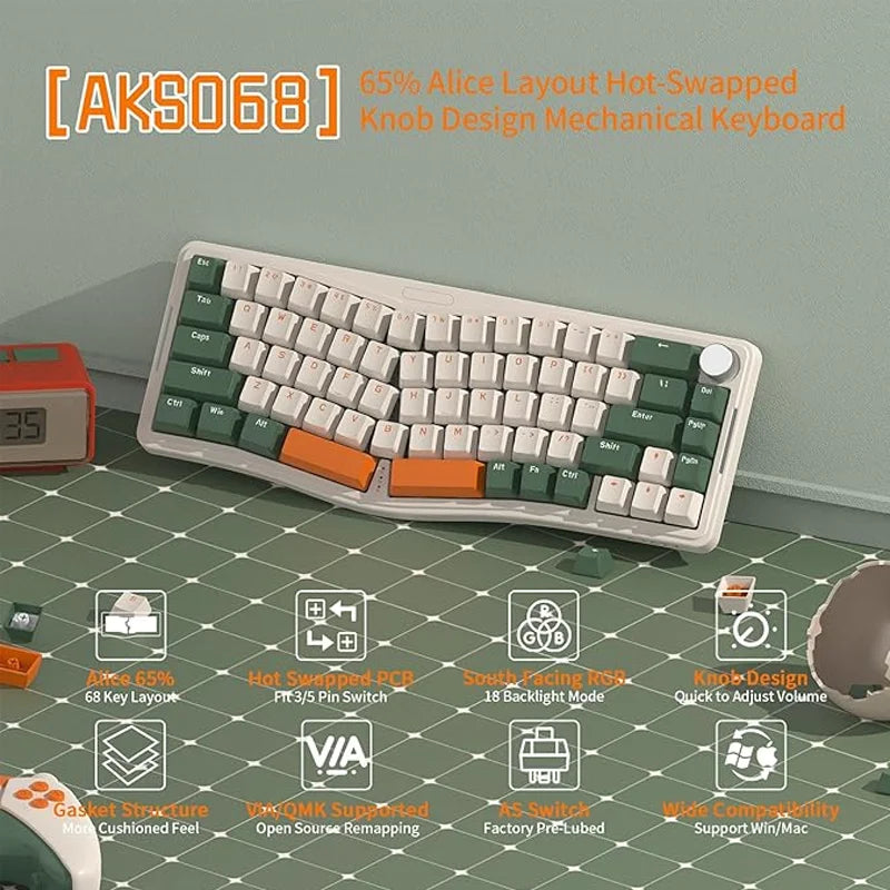 Mechanische Tastatur – Ergonomisch, Anpassbar & Präzise