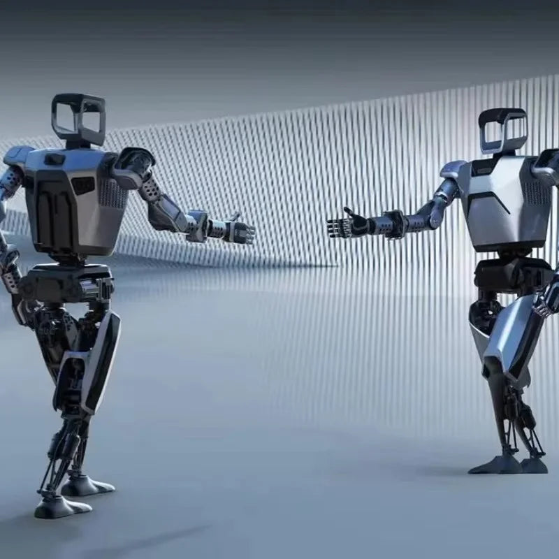 Hochwertiger 35-kg-Humanoidroboter aus Metall mit intelligentem Steuersystem und realistischer Bewegungsmechanik