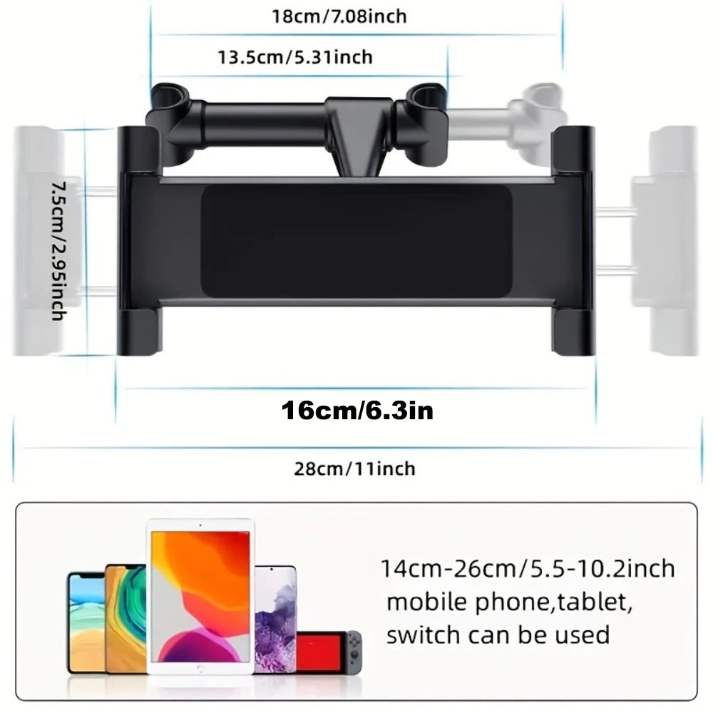 Universelle Kopfstützen-Halterung für iPad & Tablets