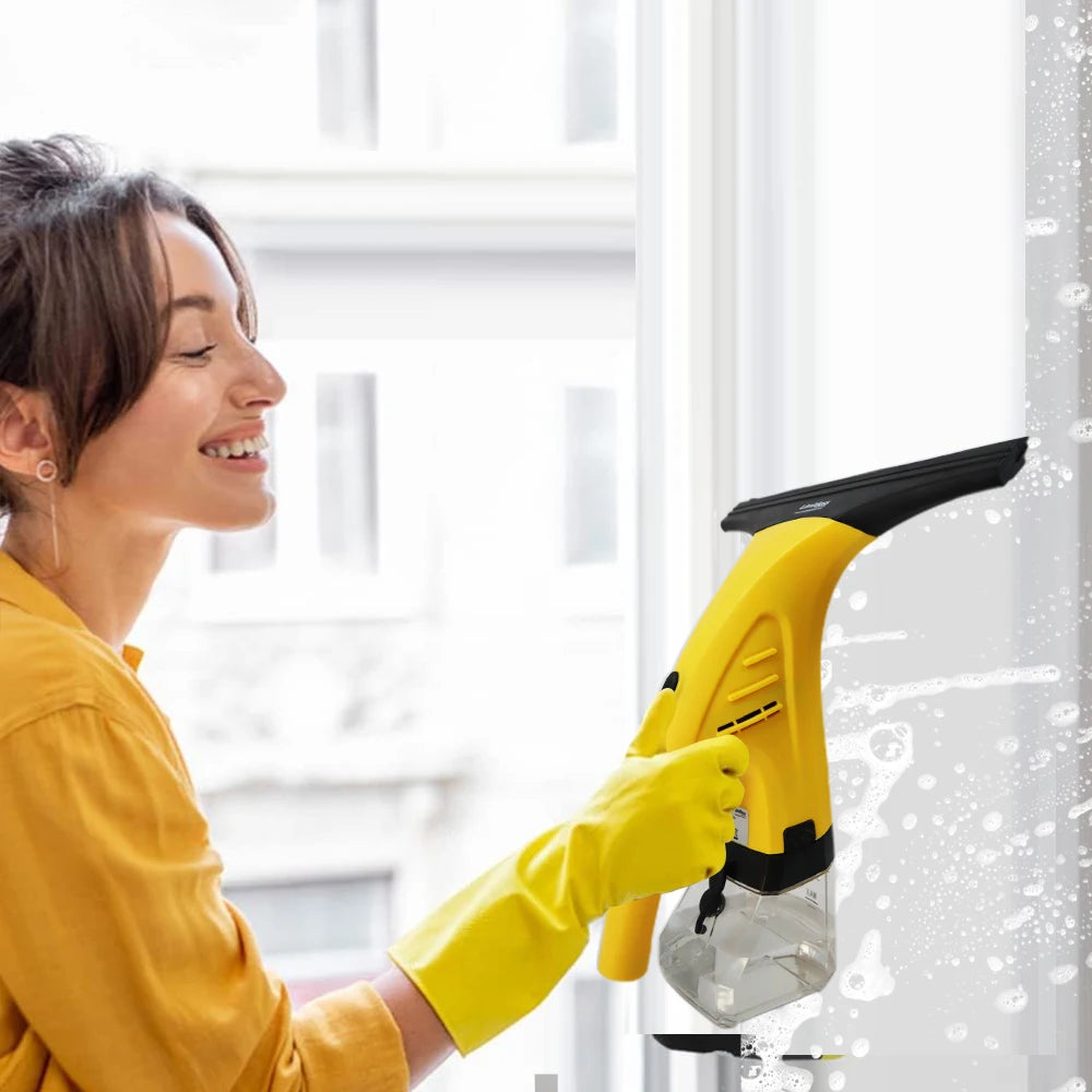 Kabelloser Fensterreiniger für Bürofenster