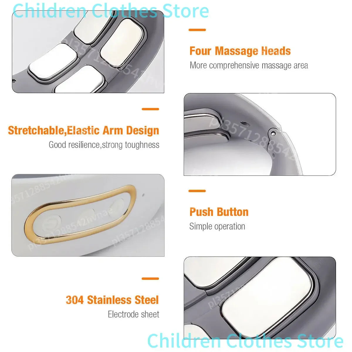 Elektrischer Nacken-Schulter-Massager – 4-Kopf-Pulstechnologie