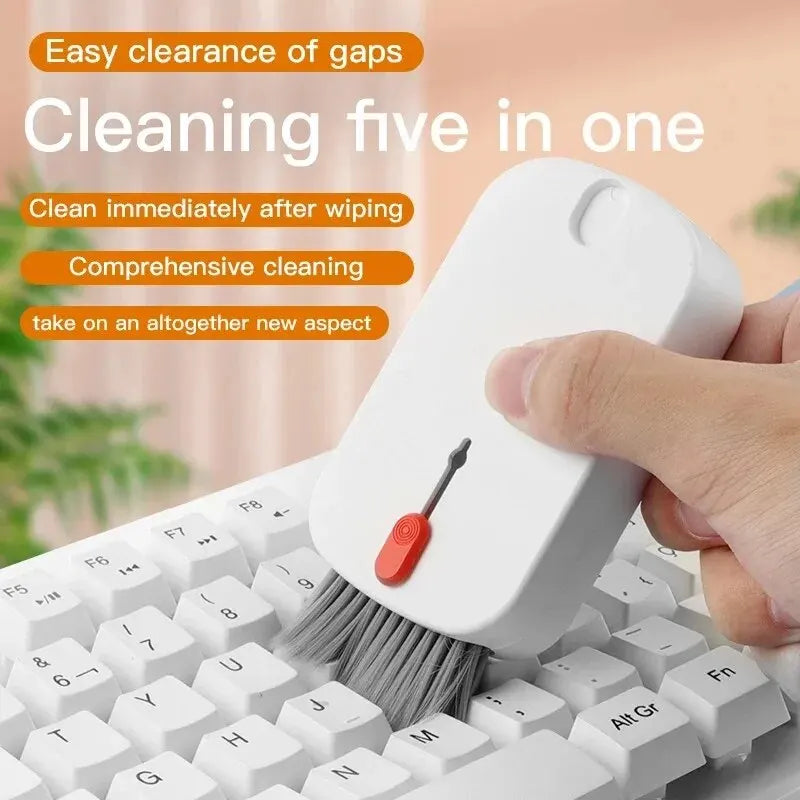 5-in-1 Reinigungsset für Computer, Tastaturen & Bürogeräte