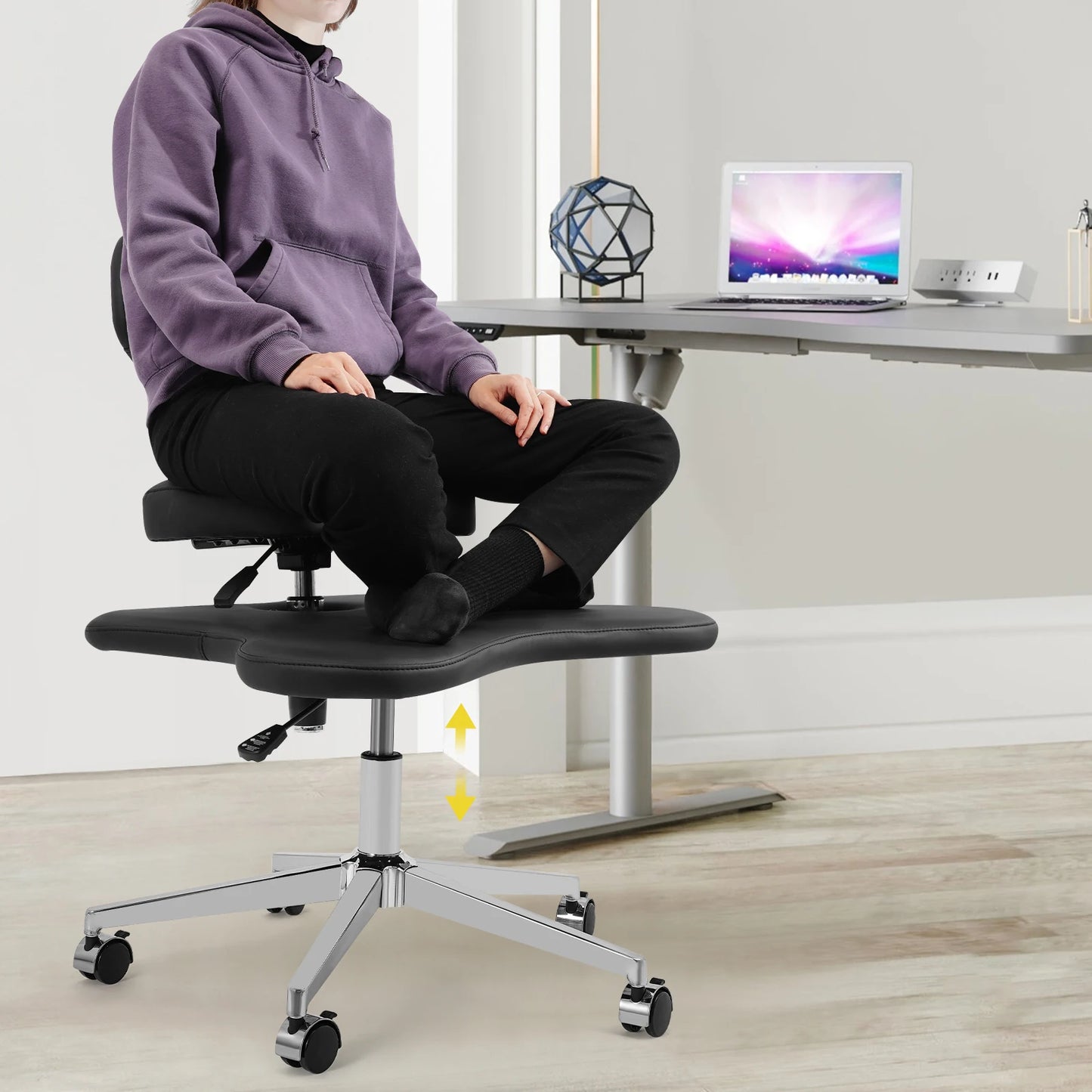 Ergonomischer Bürostuhl für Büro, Office, Meditation & Yoga