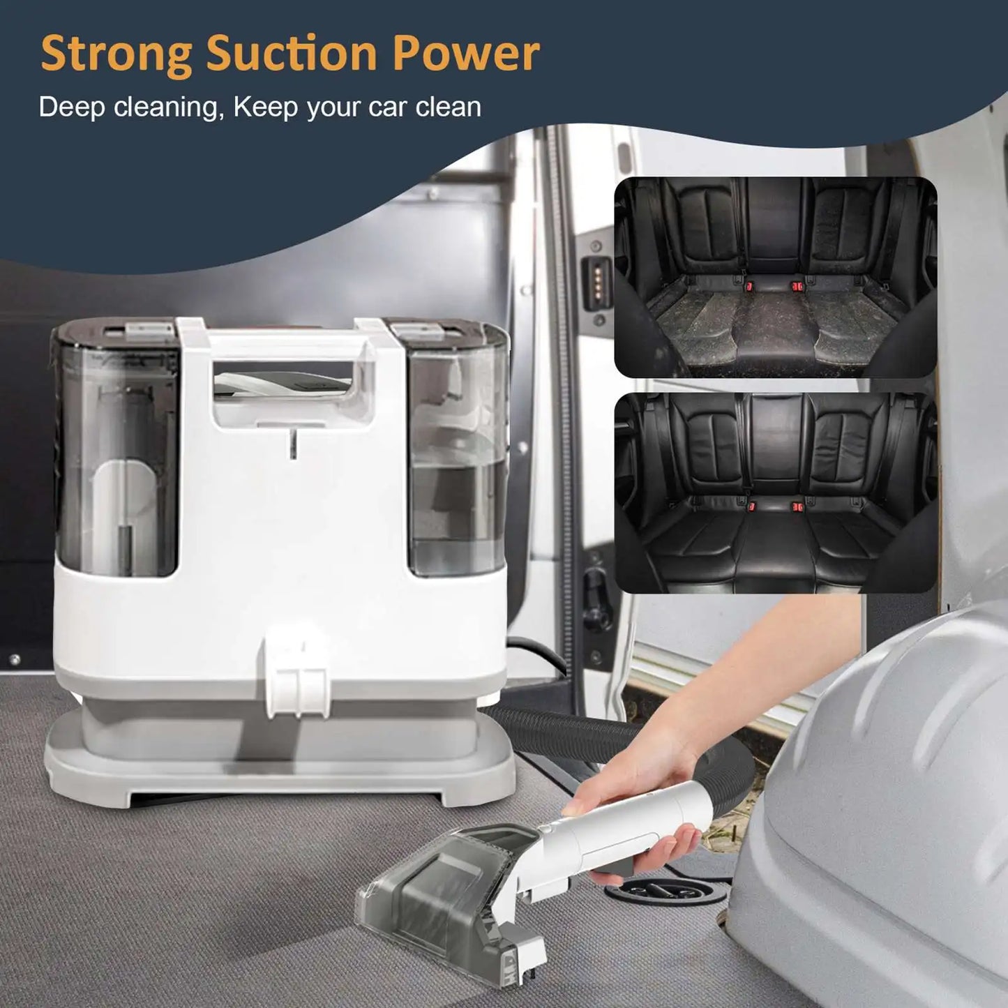 Kompakter, tragbarer Fleckenreiniger für Büro und Zuhause