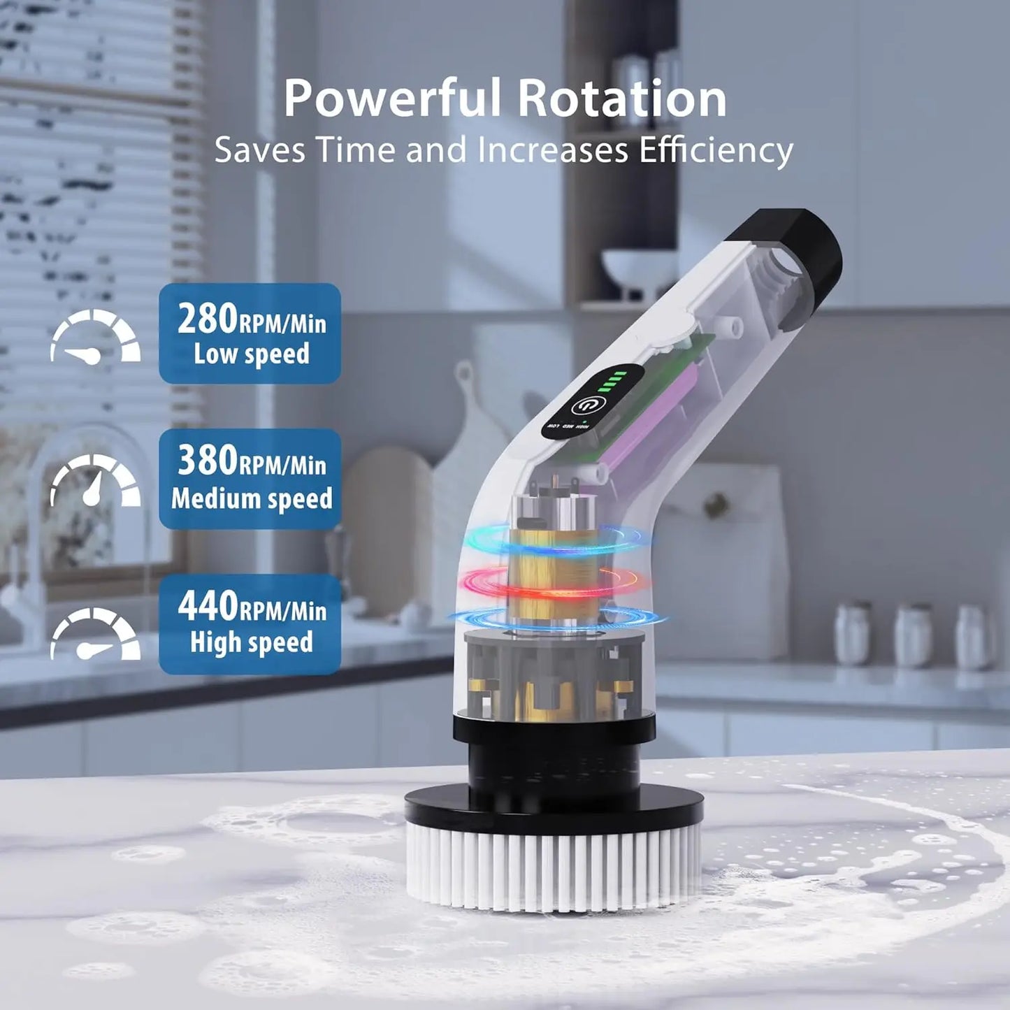 9-in-1 Elektrische Reinigungsbürste
