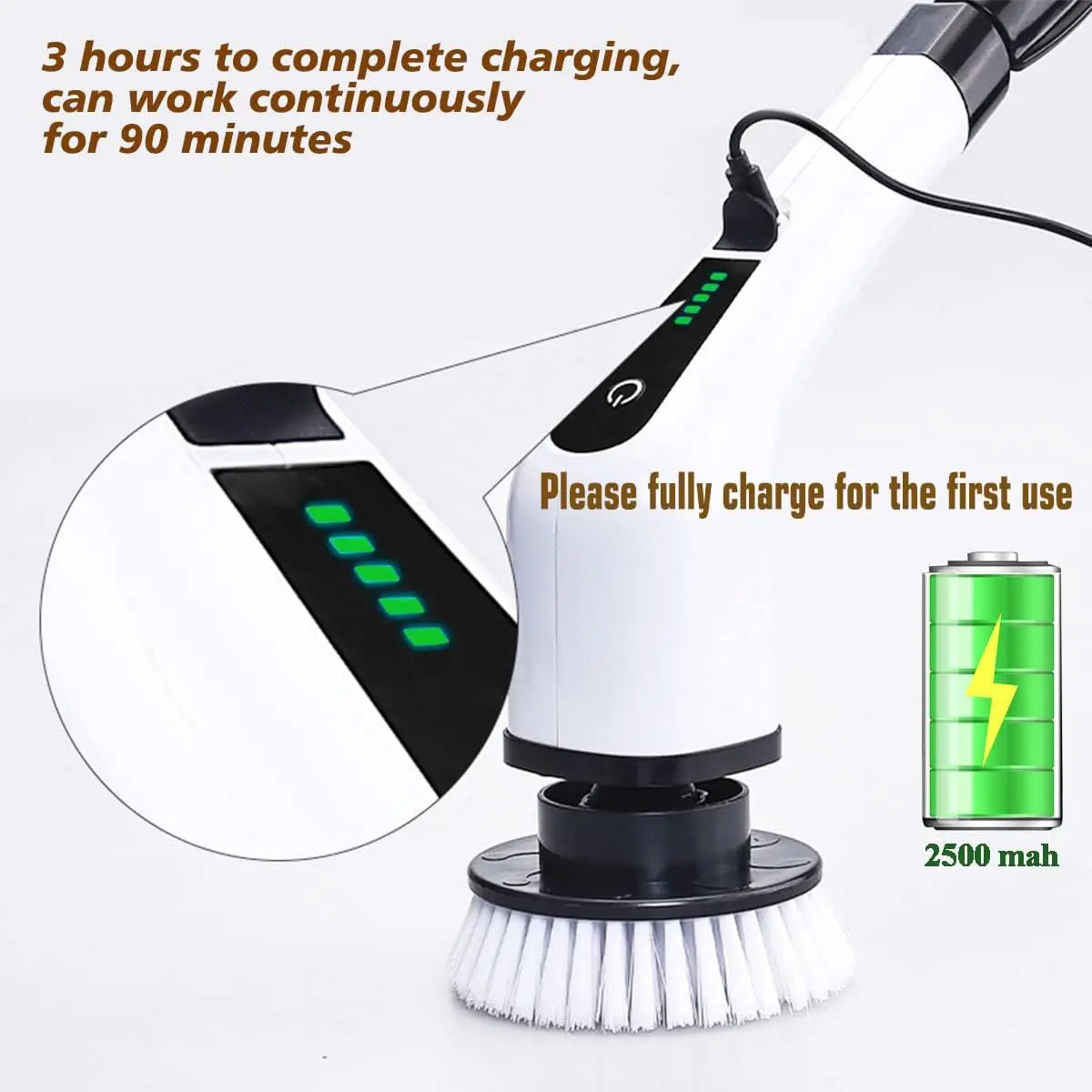9-in-1 Elektrische Reinigungsbürste