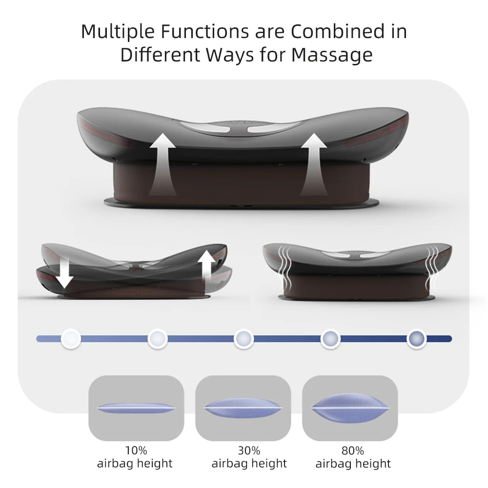 Electric Waist Traction Massager – Höhenverstellbare Rücken- und Lendenwirbelstütze