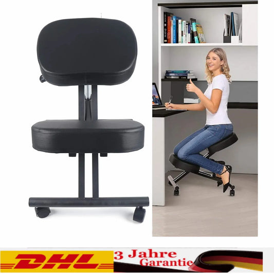 Ergonomischer Kniesitz – Orthopädischer Bürostuhl mit Rollen