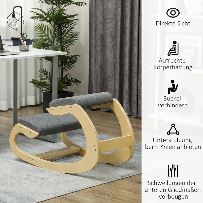 Ergonomischer Kniesitz für Büro & Wohlbefinden