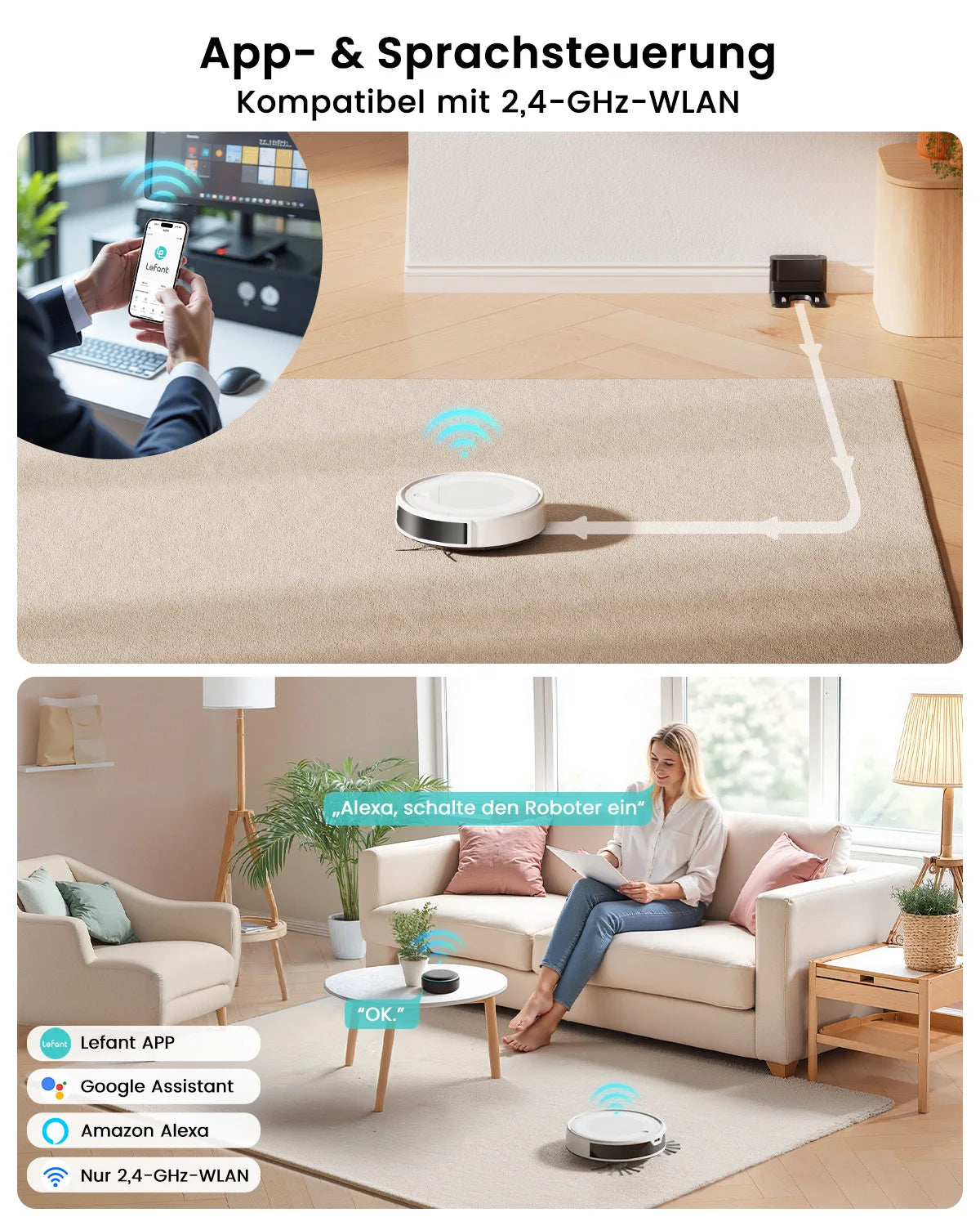 Lefant M310 Ultra – Smarter Laser-Navigationsroboter mit 6000 Pa