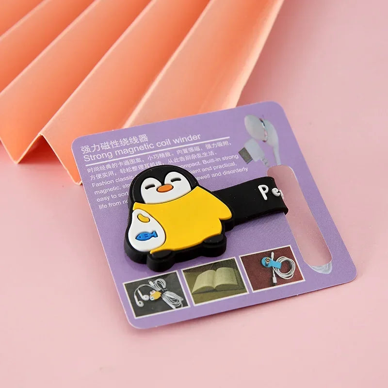 Tierische Magnet-Kabelorganizer – Spielerische Ordnung für Ihren Schreibtisch!