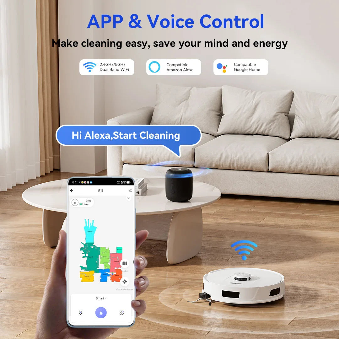 Redkey LaserClean Pro – Leistungsstarker Saugroboter, für große Büros