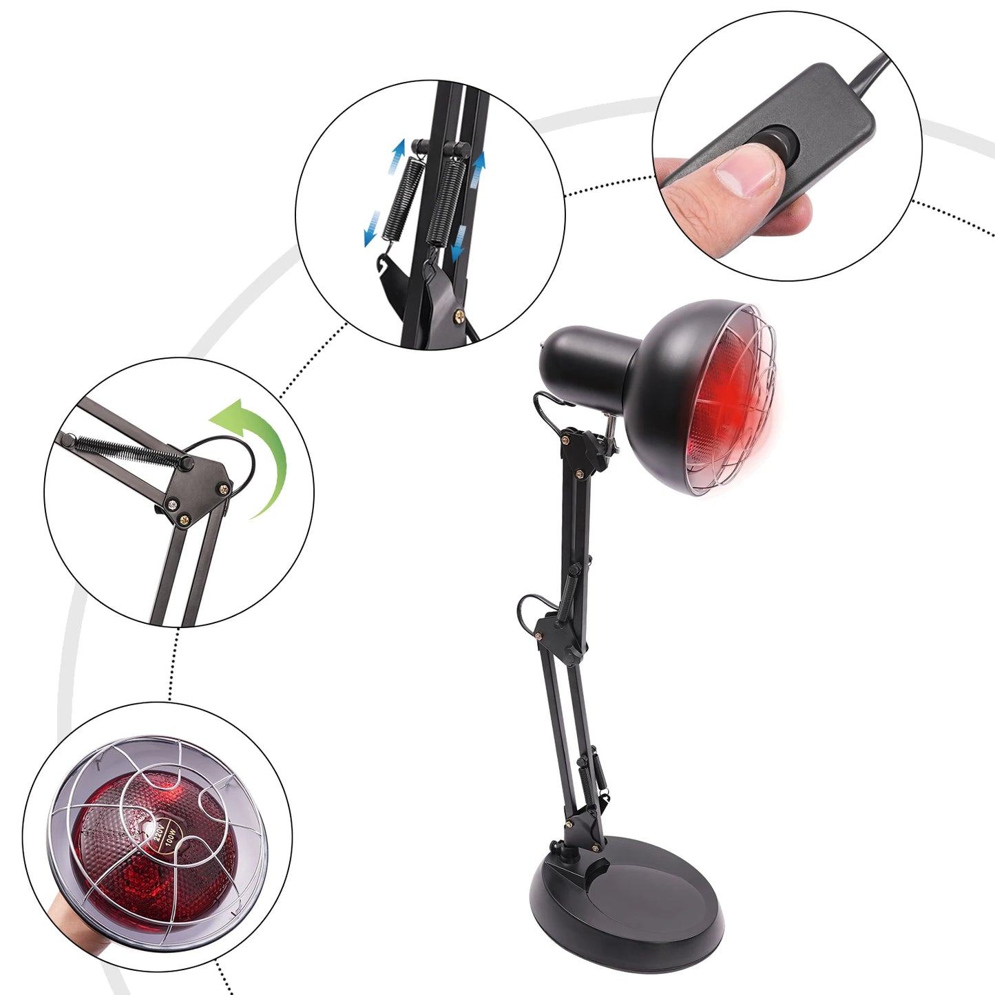 Flexbiz Infrarot Heizlampe – Effektive Wärmebehandlung für das Büro
